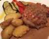 Steak vom Duroc an Rosmarinkartoffeln